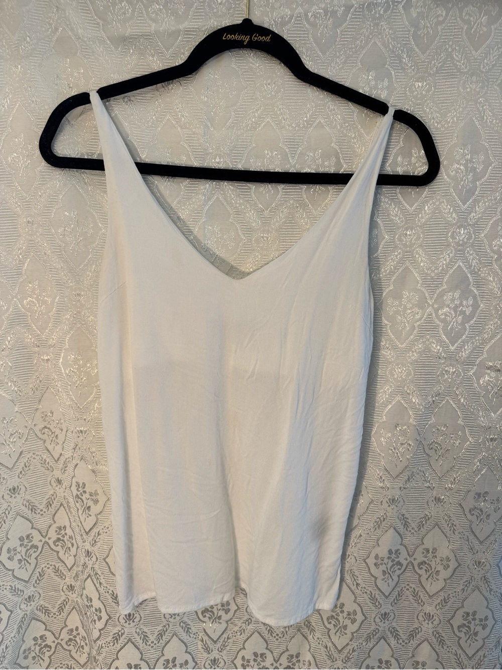 Vici White V-Neck Camisole Tank